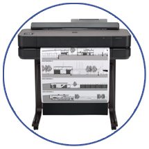 Plotter HP T650 24″, Inalámbrico